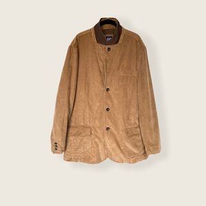 Gap brown corduroy oversized button down blazer jacket! - XL